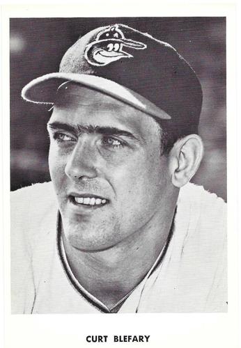 1967-69 Baltimore Orioles Postcards #NNO Curt Blefary Front