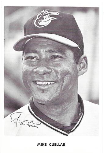 1967-69 Baltimore Orioles Postcards #NNO Mike Cuellar Front