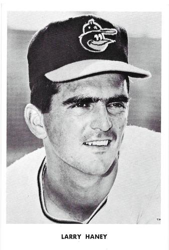 1967-69 Baltimore Orioles Postcards #NNO Larry Haney Front