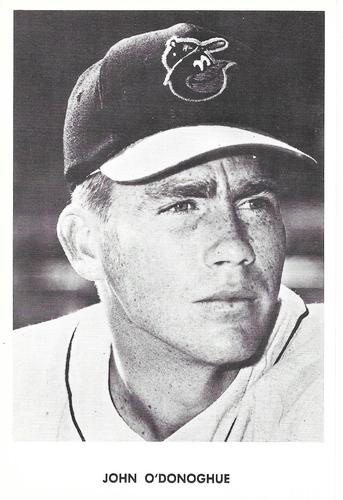 1967-69 Baltimore Orioles Postcards #NNO John O'Donoghue Front