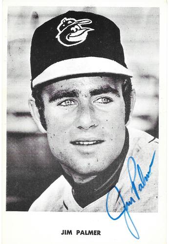 1967-69 Baltimore Orioles Postcards #NNO Jim Palmer Front