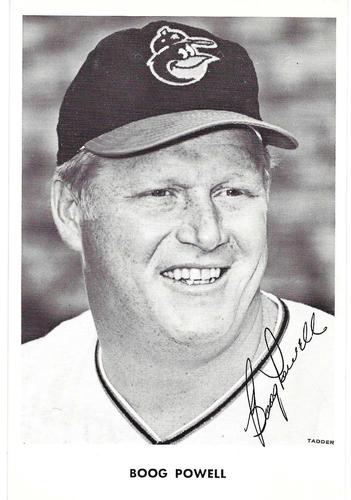 1967-69 Baltimore Orioles Postcards #NNO Boog Powell Front