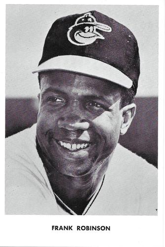 1967-69 Baltimore Orioles Postcards #NNO Frank Robinson Front