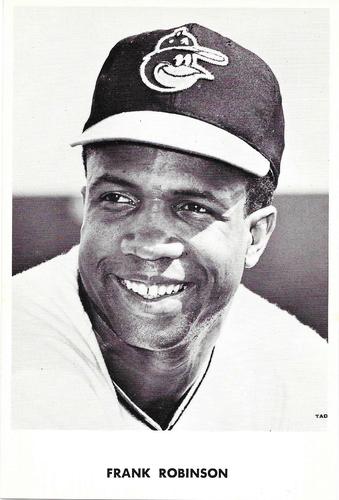1967-69 Baltimore Orioles Postcards #NNO Frank Robinson Front