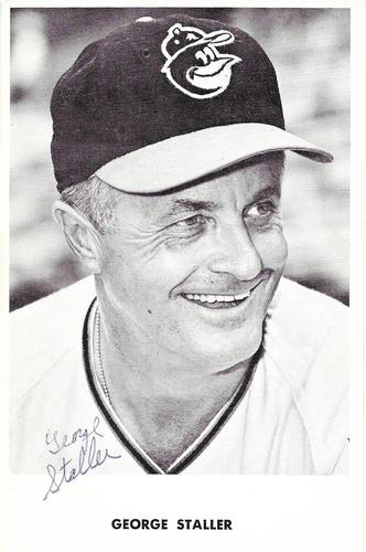 1967-69 Baltimore Orioles Postcards #NNO George Staller Front