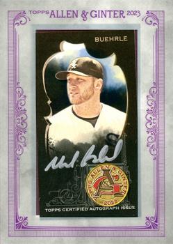 2023 Topps Allen & Ginter X - Framed Mini Autographs #MA-MB Mark Buehrle Front