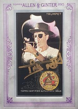 2023 Topps Allen & Ginter X - Framed Mini Autographs Non-Baseball Black Frame Gold Ink #MA-TT Timmy Trumpet Front