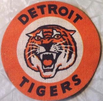 1955 Post Cereal MLB Team Emblems #NNO Detroit Tigers Front