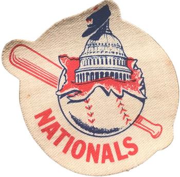 1955 Post Cereal MLB Team Emblems #NNO Washington Nationals Front