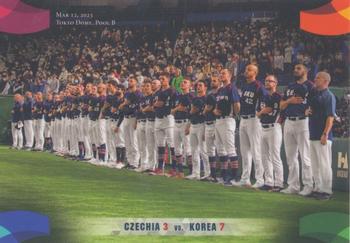 2023 Legendary Cards Czech Extraleague - World Baseball Classic Momenty (Series 2) #T-11 Česko vs Korea Front