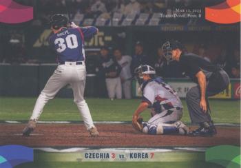 2023 Legendary Cards Czech Extraleague - World Baseball Classic Momenty (Series 2) #T-14 Česko vs Korea Front