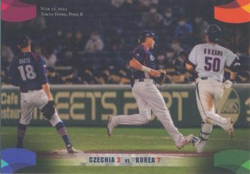2023 Legendary Cards Czech Extraleague - World Baseball Classic Momenty (Series 2) #T-15 Česko vs Korea Front