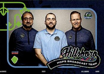 2023 Choice Hillsboro Hops #39 Rich Burk / Matt Richert / Seth Hoiland Front