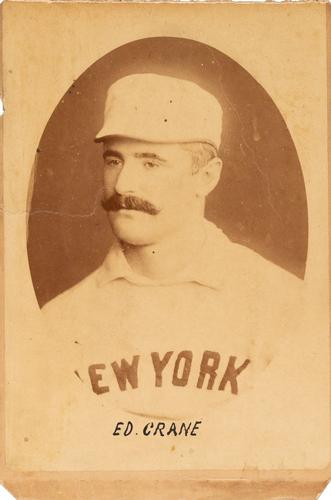 1888-89 Joseph Hall Cabinets New York Giants #NNO Ed Crane Front