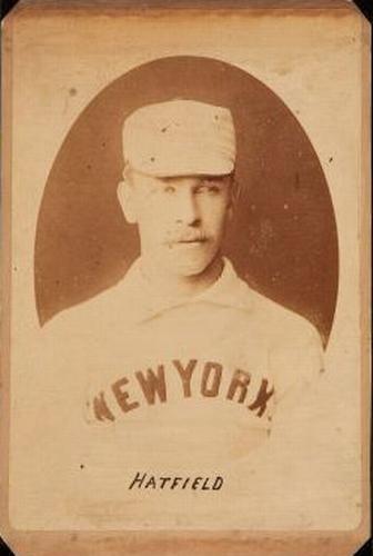 1888-89 Joseph Hall Cabinets New York Giants #NNO Gil Hatfield Front