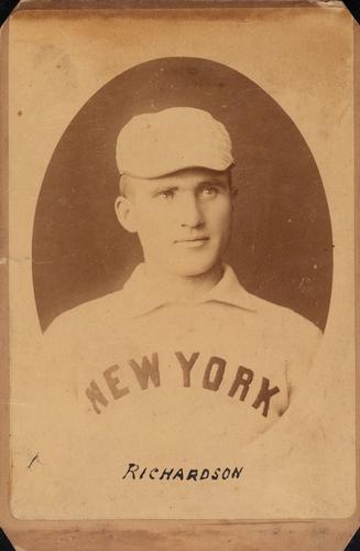 1888-89 Joseph Hall Cabinets New York Giants #NNO Danny Richardson Front
