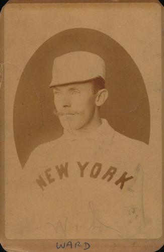 1888-89 Joseph Hall Cabinets New York Giants #NNO John Ward Front