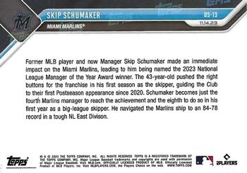 2023-24 Topps Now Off-Season #OS-13 Skip Schumaker Back