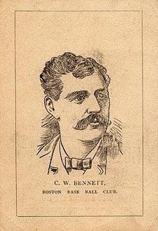 1889 Diamond S Cigars Boston Beaneaters (N526) #NNO Charlie Bennett Front