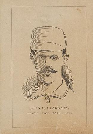 1889 Diamond S Cigars Boston Beaneaters (N526) #NNO John Clarkson Front