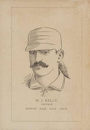 1889 Diamond S Cigars Boston Beaneaters (N526) #NNO King Kelly Front