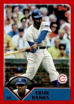 2023 Topps Archives - Red Hot Foil #232 Ernie Banks Front