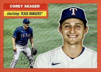 2023 Topps Archives - Orange Hot Foil #72 Corey Seager Front