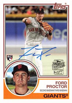 2023 Topps Archives - Fan Favorites Autographs #83FF-FP Ford Proctor Front