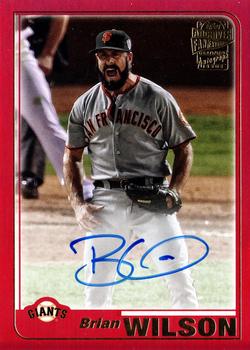 2023 Topps Archives - Fan Favorites Autographs Red Foil #01FF-BW Brian Wilson Front