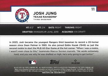 2023 Topps - Flagship Collection #11 Josh Jung Back