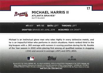 2023 Topps - Flagship Collection #17 Michael Harris II Back
