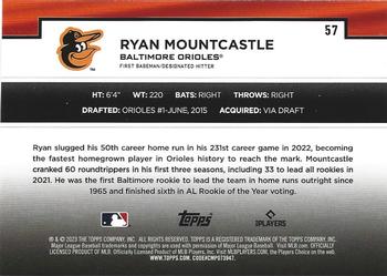 2023 Topps - Flagship Collection #57 Ryan Mountcastle Back