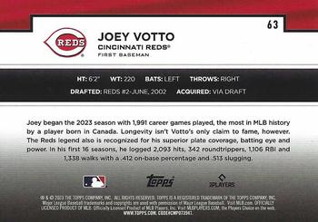 2023 Topps - Flagship Collection #63 Joey Votto Back
