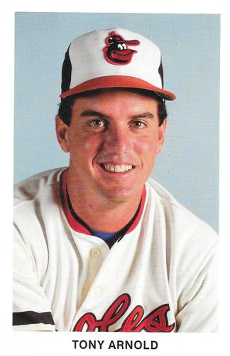 1987 Baltimore Orioles Postcards #NNO Tony Arnold Front