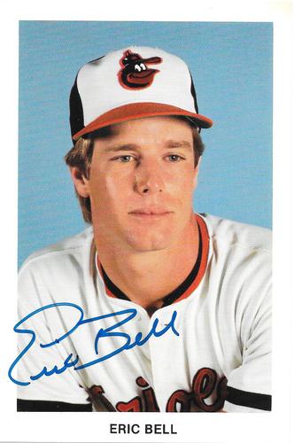 1987 Baltimore Orioles Postcards #NNO Eric Bell Front