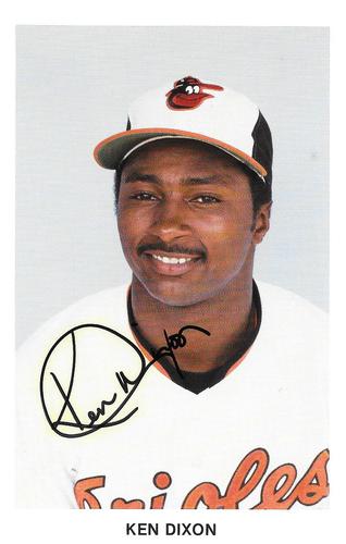 1987 Baltimore Orioles Postcards #NNO Ken Dixon Front
