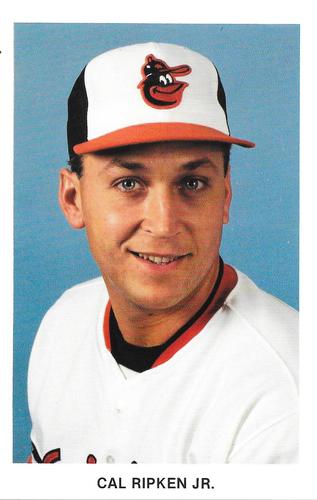 1987 Baltimore Orioles Postcards #NNO Cal Ripken Jr. Front