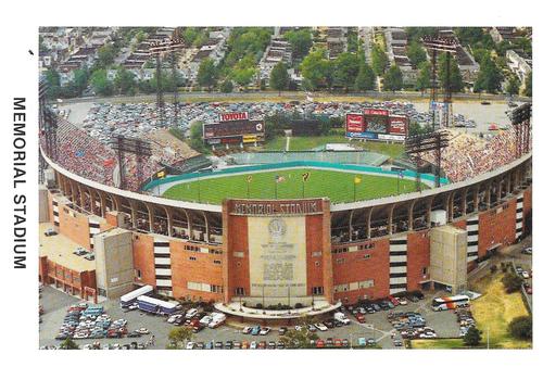 1987 Baltimore Orioles Postcards #NNO Memorial Stadium Front