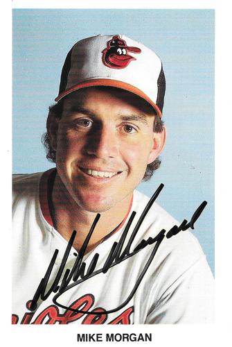 1988 Baltimore Orioles Postcards #NNO Mike Morgan Front