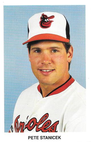 1988 Baltimore Orioles Postcards #NNO Pete Stanicek Front