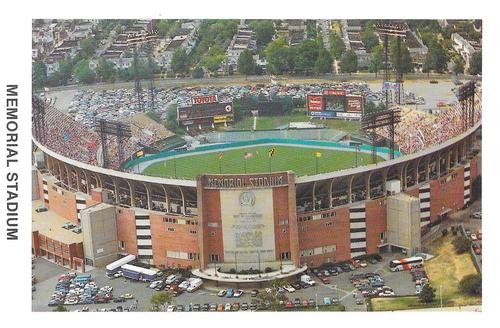 1988 Baltimore Orioles Postcards #NNO Memorial Stadium Front