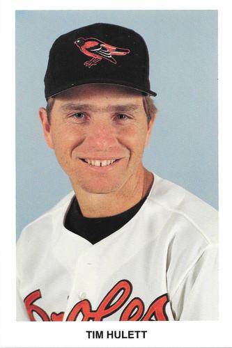 1990 Baltimore Orioles Postcards #NNO Tim Hulett Front
