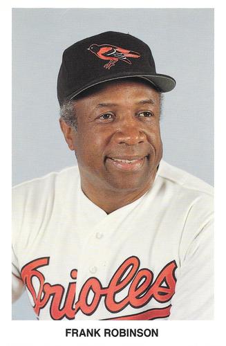 1990 Baltimore Orioles Postcards #NNO Frank Robinson Front