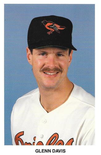 1991 Baltimore Orioles Postcards #NNO Glenn Davis Front