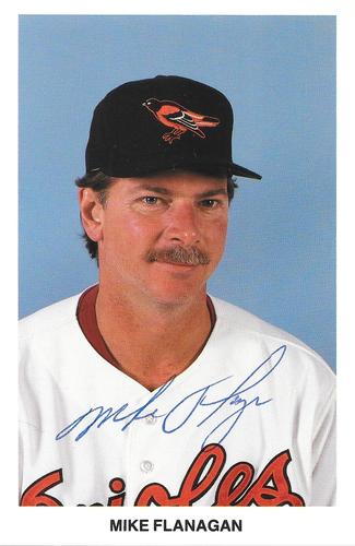 1991 Baltimore Orioles Postcards #NNO Mike Flanagan Front