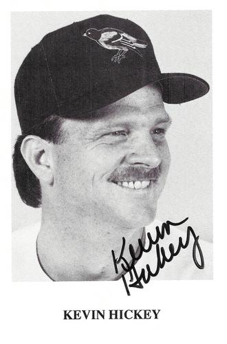 1991 Baltimore Orioles Postcards #NNO Kevin Hickey Front