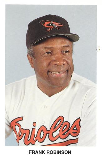 1991 Baltimore Orioles Postcards #NNO Frank Robinson Front