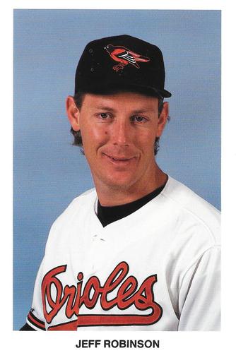 1991 Baltimore Orioles Postcards #NNO Jeff Robinson Front