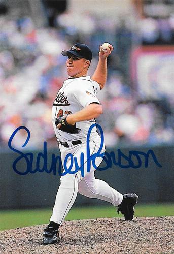 1998 Baltimore Orioles Photocards #NNO Sidney Ponson Front