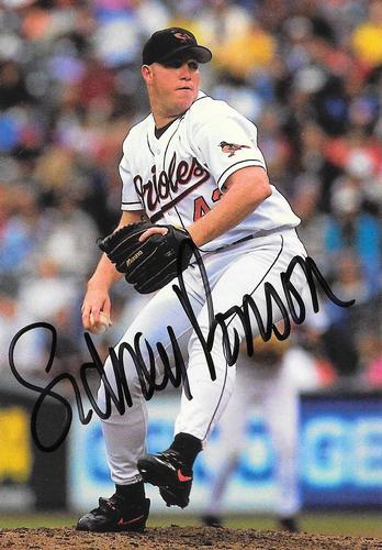 1999 Baltimore Orioles Photocards #NNO Sidney Ponson Front